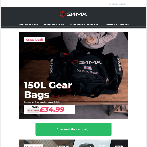 The perfect Gear Bag to fit it all? - 24MX