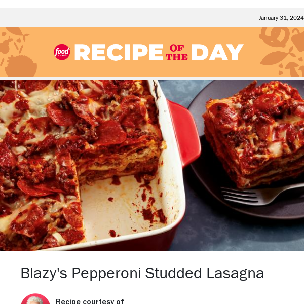 Sweet-and-Spicy Pepperoni Lasagna