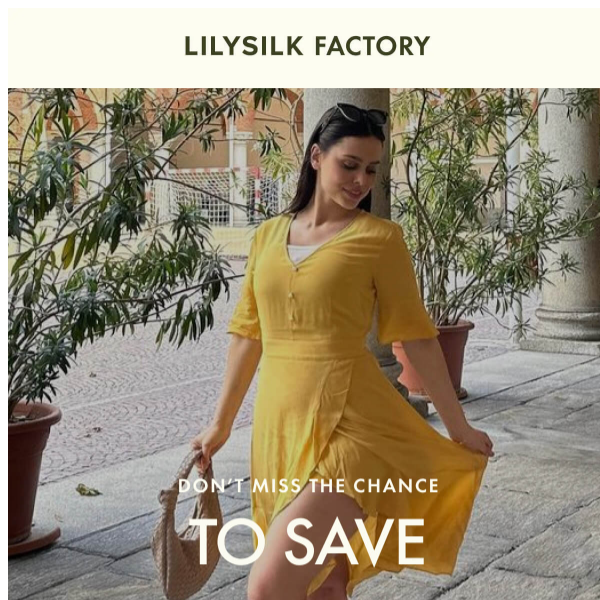 [LILYSILK Factory] Check out what's new