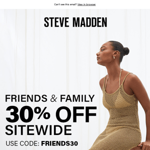 30% OFF Sitewide Sale Underway → 