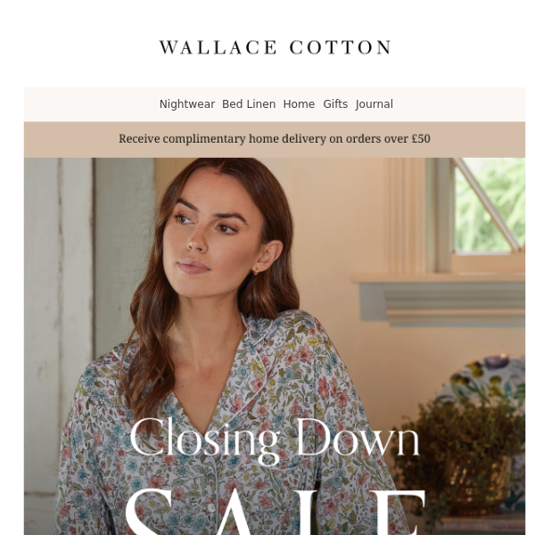 Wallace Cotton - Latest Emails, Sales & Deals