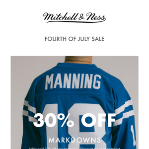 Fourth of July Sale | 30% OFF Markdown Items!