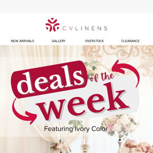 Ivory is the New White: Deals of the Week! 💖