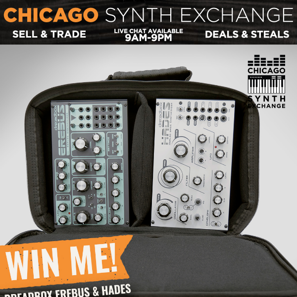 Enter to Win a Dreadbox Erebus, Hades, and Gig Bag today at Chicago Synth Exchange!