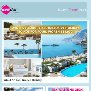 Our latest competition has arrived! Get your early bird tickets now for our £11k luxury Kos getaway...