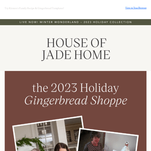 Now Open: The Gingerbread Shoppe 🧑‍🍳 🎄