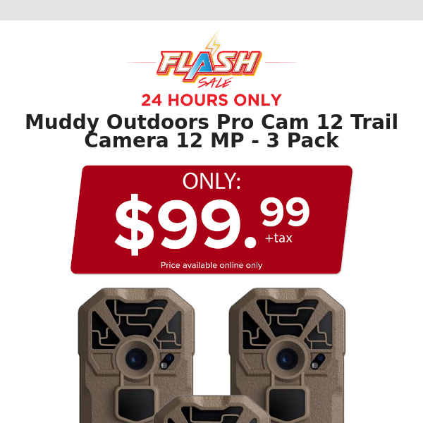 🔥  24 HOURS ONLY | MUDDY TRAIL CAM | FLASH SALE