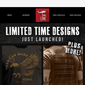 AMERICAN MADE - NEW Limited Designs Out Now!