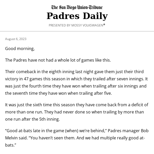 Machado hits a home run and a 2-run, go-ahead single to lift the Padres  over the Dodgers 8-3 - The San Diego Union-Tribune