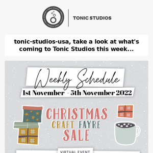 Tonic Studios USA, it's almost here! 🎁