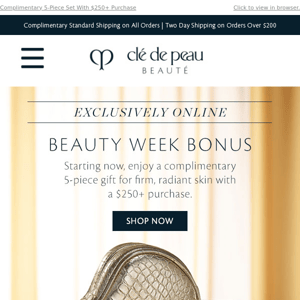 Your Beauty Week Bonus Has Arrived ✨