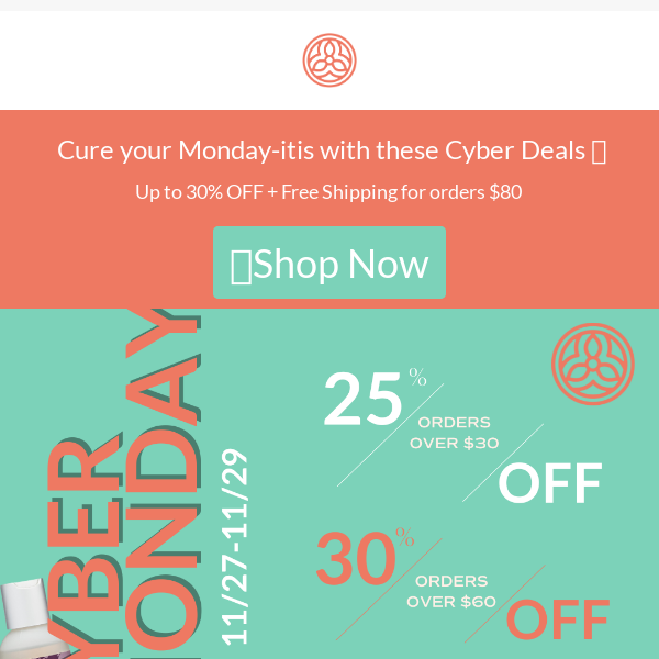 Cyber Monday Sale | Up to 30% OFF + Free . . .