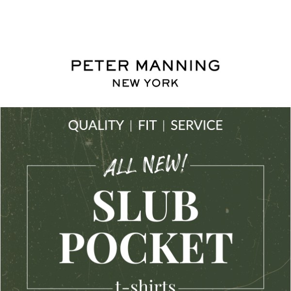 🚨NEW PRODUCT ALERT: Slub Pocket T-Shirts