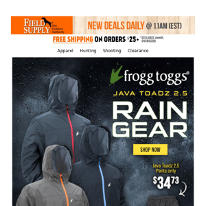 🌧️ Frogg Toggs ultimate wet weather gear