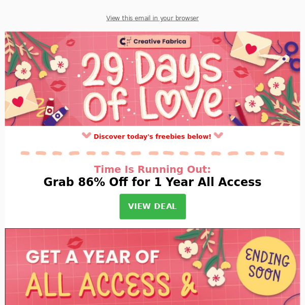 🌸 29 Days of Love: FREE Spring Design Bundle