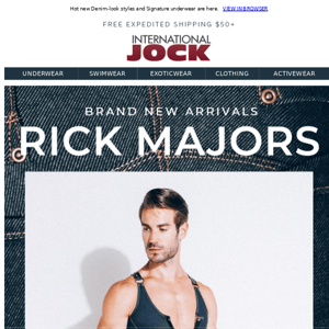 New Rick Majors: Denim-Look and Signature Collections