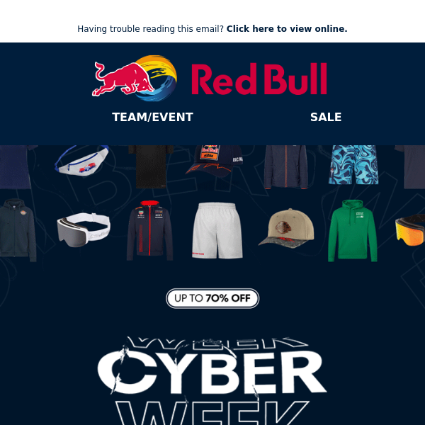 Cyber Week is ON 🛒