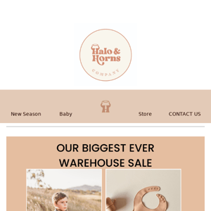 Our Biggest Ever Warehouse Sale