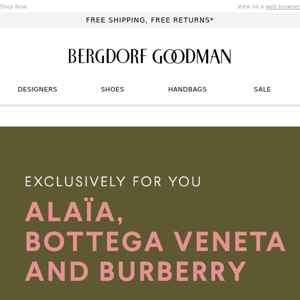 Exclusively For You: BG Private Sale