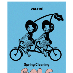 UP TO 50% OFF  - Valfre Spring Cleaning Sale!