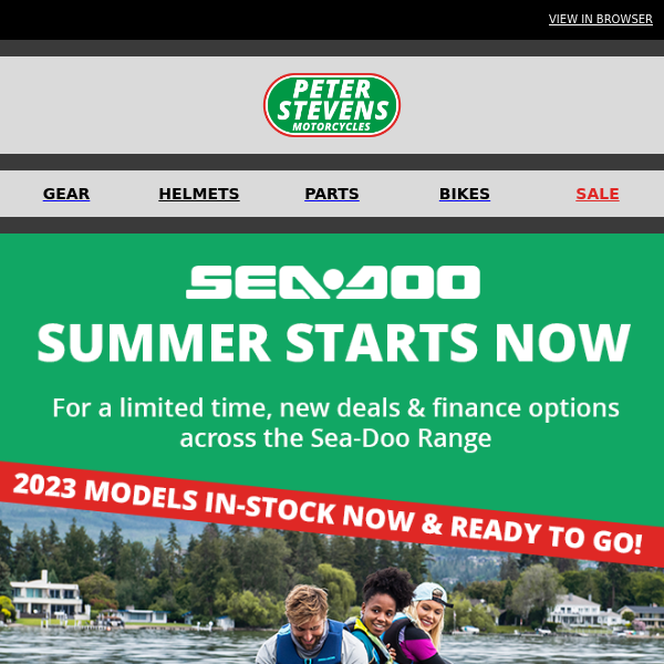 SUMMER STARTS NOW! - SEA-DOO 2023 STOCK READY TO GO