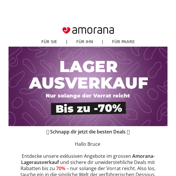 🚀 Lagerausverkauf: Bis zu 70% auf unsere besten Deals 🚀