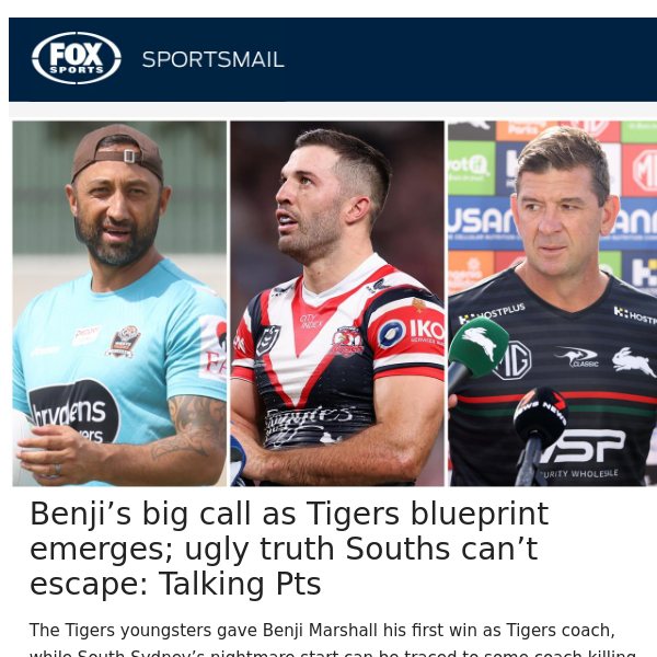 Benji's Tigers blueprint in NRL statement | Why Pies nightmare season could worsen