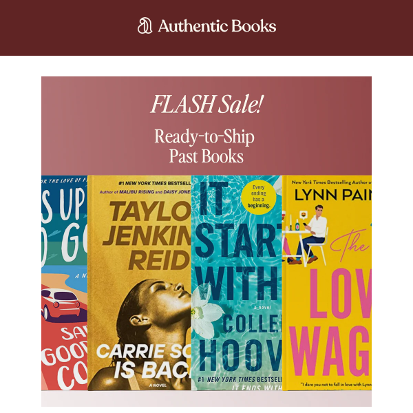 Authentic Books Here! FLASH Sale!