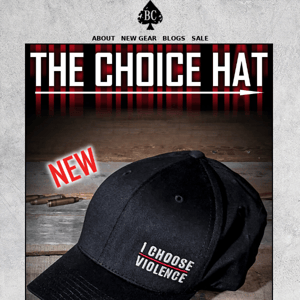 NEW - The Choice Hat + Glass Sale!