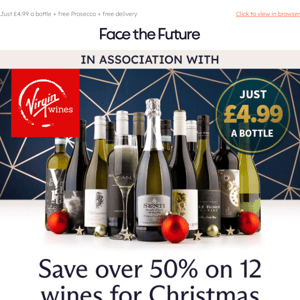 Save over 50% on 12 wines with our partners at Virgin Wines 🍷