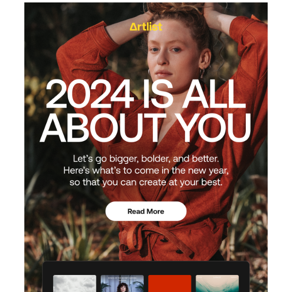 Artlist.io, 2024 is all about you! Check out the changes coming to Artlist