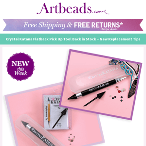 Back in Stock! Crystal Katana Tool: Create Bedazzling Rhinestone Jewelry and Crafts