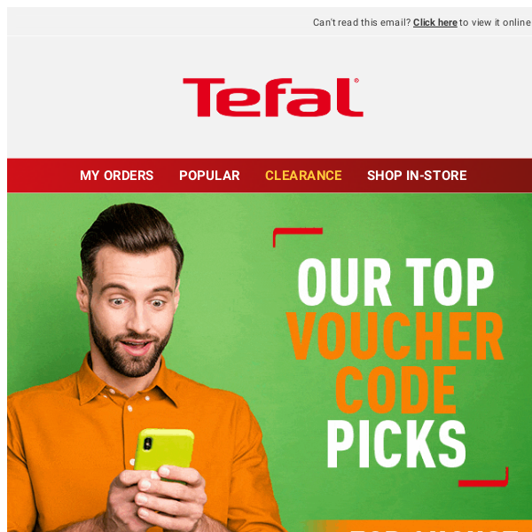 Our BEST August codes have arrived Tefal UK... - Tefal UK