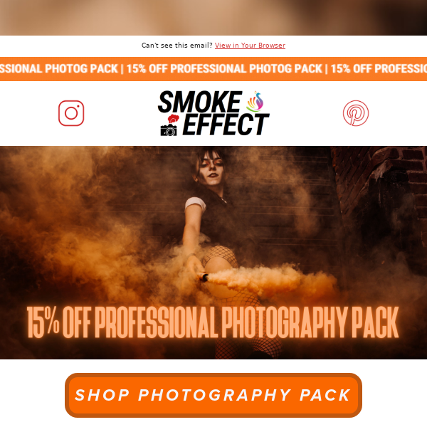 DEAL OF THE WEEK: 15% off Professional Photography Pack! 🌈