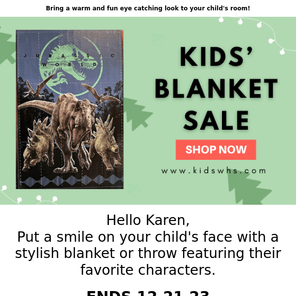 ✨Two Day Sale Event | Kids' Blankets