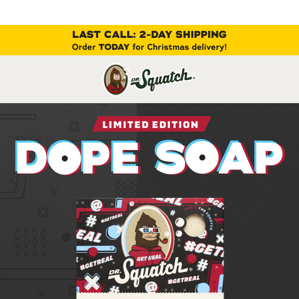 NEW Dr. Squatch Coconut Castaway 'Dope Soap' 5 oz Bar - #GetReal - Fast  Shipping