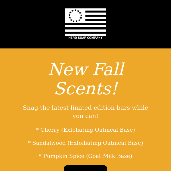 Just Dropped! 3 New Limited Edition Fall Scents!