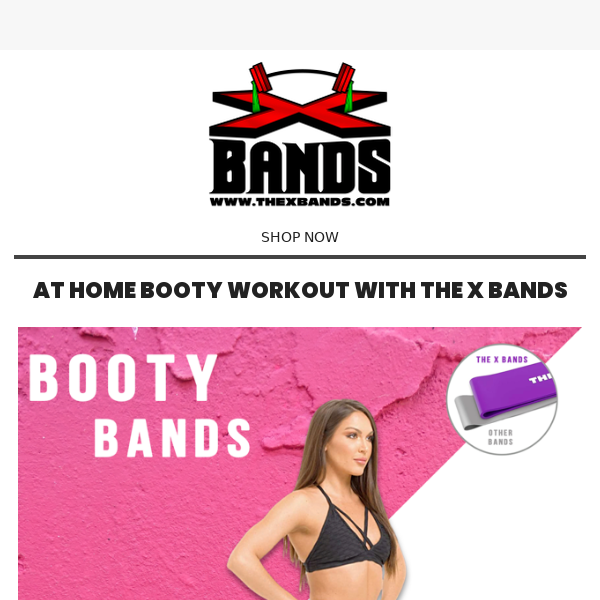 Shape Up At Home With The X Bands! 🍑