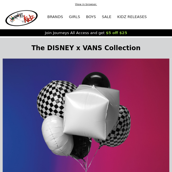 New disney hotsell vans journeys