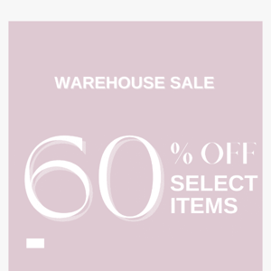 60% OFF STYLES for the long weekend! 💗