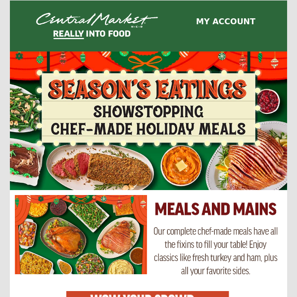 🎁 Wrap Up Your Holiday Menu: Reserve Your Chef-Made Holiday Meal Today