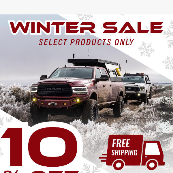 Winter Sale - Temps and Prices dropping!