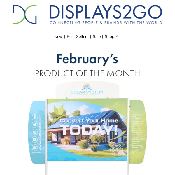 GO #Greenprint at Your Next Event with February's Product of The Month 🍃