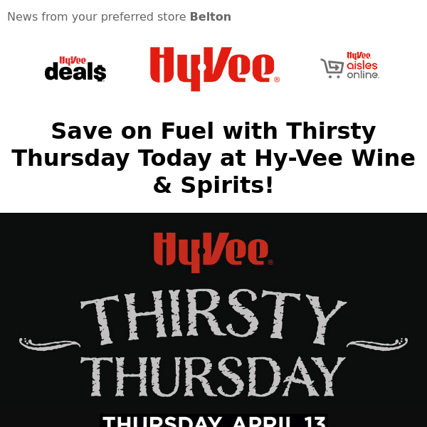 Thirsty Thursday Savings 🍺