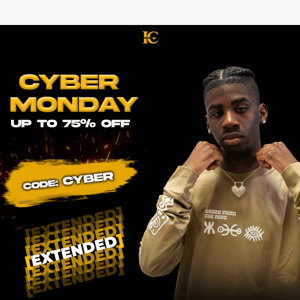 CYBER MONDAY EXTENDED - LAST 6 HOURS