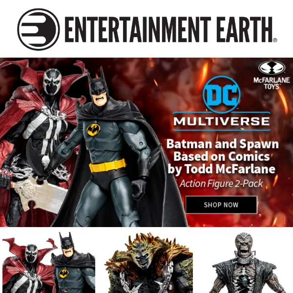 McFarlane Toys DC Multiverse Batman and Spawn (Todd McFarlane Comics) 7-in  Action Figure Set 2-Pack
