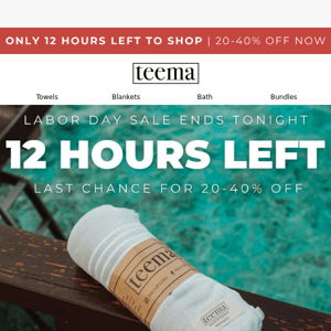 🚨 Only 12 Hours Left To Shop The Labor Day Sale 😱