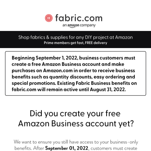 Have you created your free Amazon Business account?