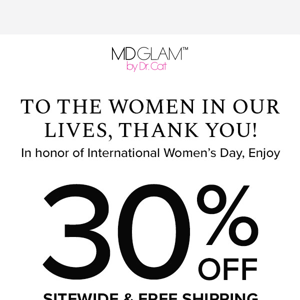 ♥️ IWD Luxury Sale: 30% off your purchase