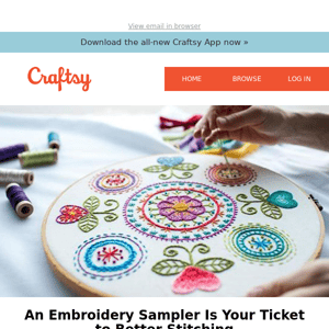 An Embroidery Sampler Is Your Ticket to Better Stitching